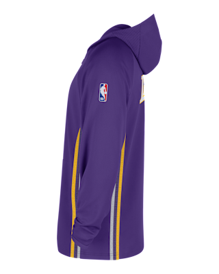 Los Angeles Lakers Zoned Men's Nike Dri-FIT NBA 1/4-Zip Hoodie